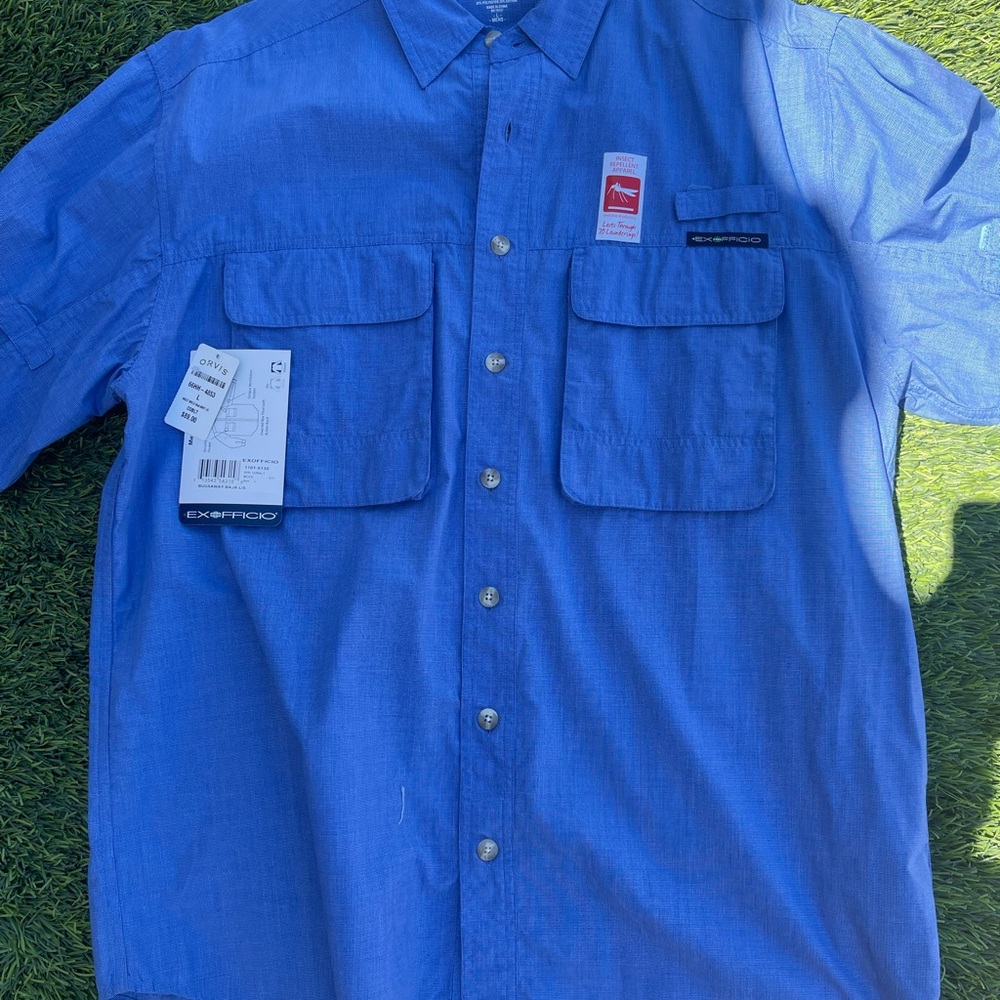 NWT Orvis Ex FFICIO men’s long sleeve bugs away Baja size large
